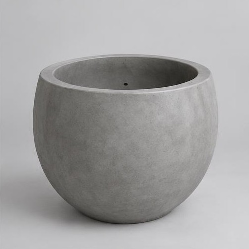Round Concrete Planter 500 mm