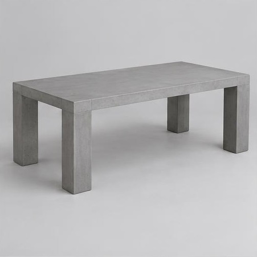 Concrete Outdoor Dining Table