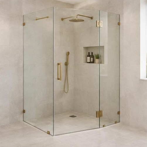 Frameless Shower Enclosure